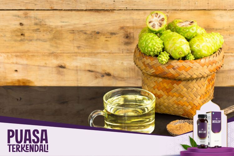 (Ilustrasi buah mengkudu yang dijadikan untuk minuman herbal, sumber : canva)