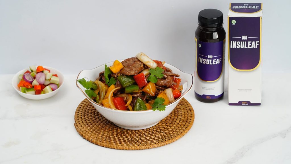 (Resep sapi cah paprika ala Chef Steby, sumber : tim Bio Insuleaf)